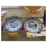 2PC 1936 TEXAS CENTENNIAL CHINA PLATES NOTE 2PC 1936 TEXAS CENTENNIAL CHINA PLATES NOTE
