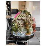 LARGE PORCELAIN CRUSTACEAN PLANTER NOTE LARGE PORCELAIN CRUSTACEAN PLANTER NOTE
