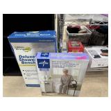NEW MOBILITY ITEMS DELUXE SHOWER BENCH / MORE NEW MOBILITY ITEMS DELUXE SHOWER BENCH / MORE