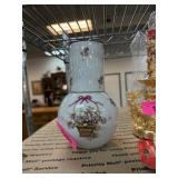 VINTAGE PORCELAIN FLOWER BASKET WATER PITCHER CUP VINTAGE PORCELAIN FLOWER BASKET WATER PITCHER CUP