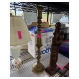 LARGE BRASS CANDLE HOLDER LARGE BRASS CANDLE HOLDER