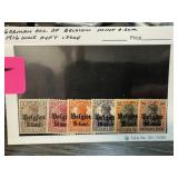 GERMAN OCC OF BELGIUM MINT OG 1916 WWI OVPT ISSUE GERMAN OCC OF BELGIUM MINT OG 1916 WWI OVPT ISSUE