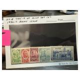 785-9 MIN SET 5 1936-7 ARMY ISSUE STAMPS 785-9 MIN SET 5 1936-7 ARMY ISSUE STAMPS