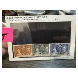 1937 COAST MINT SET 3 1937 CORONATION ISS STAMPS 1937 COAST MINT SET 3 1937 CORONATION ISS STAMPS