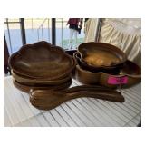 LARGE WOOD SALAD SERVING SET E UTENSILS LARGE WOOD SALAD SERVING SET E UTENSILS