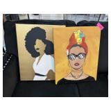 LOT OF CANVAS ART LOT OF CANVAS ART