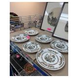 6PC CHINA PORCELAIN PLATES SYRACUSE 6PC CHINA PORCELAIN PLATES SYRACUSE