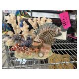 NAUTICAL SEA CREATURE SCULPTURE DECOR NAUTICAL SEA CREATURE SCULPTURE DECOR