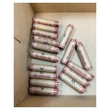 QTY 1 ROLL 50 UNSEARCHED WHEAT PENNIES CENTS QTY 1 ROLL 50 UNSEARCHED WHEAT PENNIES CENTS
