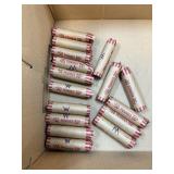QTY 1 ROLL 50 UNSEARCHED WHEAT PENNIES CENTS QTY 1 ROLL 50 UNSEARCHED WHEAT PENNIES CENTS