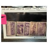 MINT 1935-6 COMM ISSUES QTY 5 MINT 1935-6 COMM ISSUES QTY 5