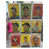 LOT OF VINTAGE 1958 TOPPS BASEBALL CARDS LOT OF VINTAGE 1958 TOPPS BASEBALL CARDS