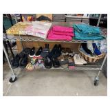 CONTENTS OF SHELF LOT OF SHOES/ ETC CONTENTS OF SHELF LOT OF SHOES/ ETC