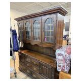 LARGE VERY NICE CHINA HUTCH CABINET LARGE VERY NICE CHINA HUTCH CABINET