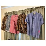 LOT OF CLOTHES HATS & MISC APPROX SZ L-XL