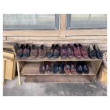 LARGE LOT OF MENS SHOES APPROX SZ 8-9