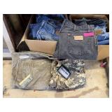 VERY LARGE LOT OF JEANS AND CLOTHES