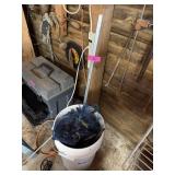 BUCKET FULL OF CLAMPS & MISC C CLAMPS / TOOLS