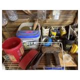 HARDWARE MIXED TOOLS ETC SHELF & TABLE