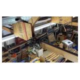 NICE SELECTION OF FISHING POLES BAIT BUCKET