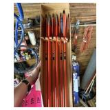 SEVERAL BOXES OF ARROWS