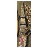 CAMOUFLAGED ZIPPERED RIFLE CASE