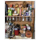 UTILITY WORK TABLE W CONTENTS