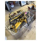 LARGE BIN OF HALOGEN SHOP / WORK LIGHTS