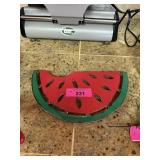 ROGERS BROS WATERMELON METAL TRIVET