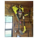 2PC CORDLESS RYOBI BLOWER & TRIMMER