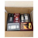 BOX OF VHS TAPES / MOVIES
