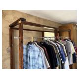 HANDMADE CLOTHING RACK (NO CLOTHES)