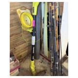 RYOBI YARD TRIMMER W STRING NOT BATTERY