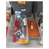 LOT OF MIXED ART SUPPLIES SCRAPBOOK CRAFT