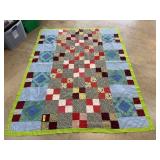 HANDMADE QUILT / QUILTED BLANKET