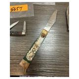 SPRING ACTION POCKET KNIFE / BULLFIGHTING