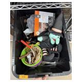 LARGE BIN OF HALLOWEEN DECORATION