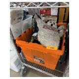 LARGE BIN OF HALLOWEEN DECOR