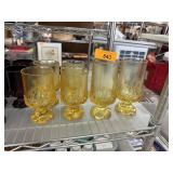 LOT OF TIFFIN FRANCISCAN MADEIRA GLASSES