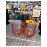 3PC LOT OF TIFFIN FRANCISCAN MADEIRA GLASSES