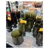 LOT OF TIFFIN FRANCISCAN MADEIRA GLASSES