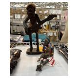 TIKI SCULPTURE & AFRICAN FIGURINE