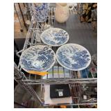 3PC WEDGWOOD COUNTRYSIDE SAUCERS