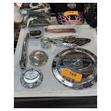 LOT OF MIXED HARLEY DAVIDSON BADGING / PARTS