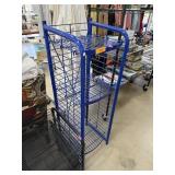 BLUE METAL SHELF UNIT