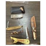 LOT OF KNIVES / POCKET KNIVES