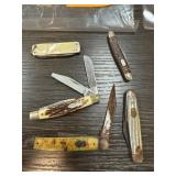 LOT OF MIXED POCKET KNIVES
