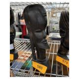 LARGE CARVED WOOD AFRICAN TRIBAL SCULPTURE