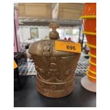 VINTAGE CROWN BOX W LID