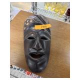 CARVED WOOD FACE MASK